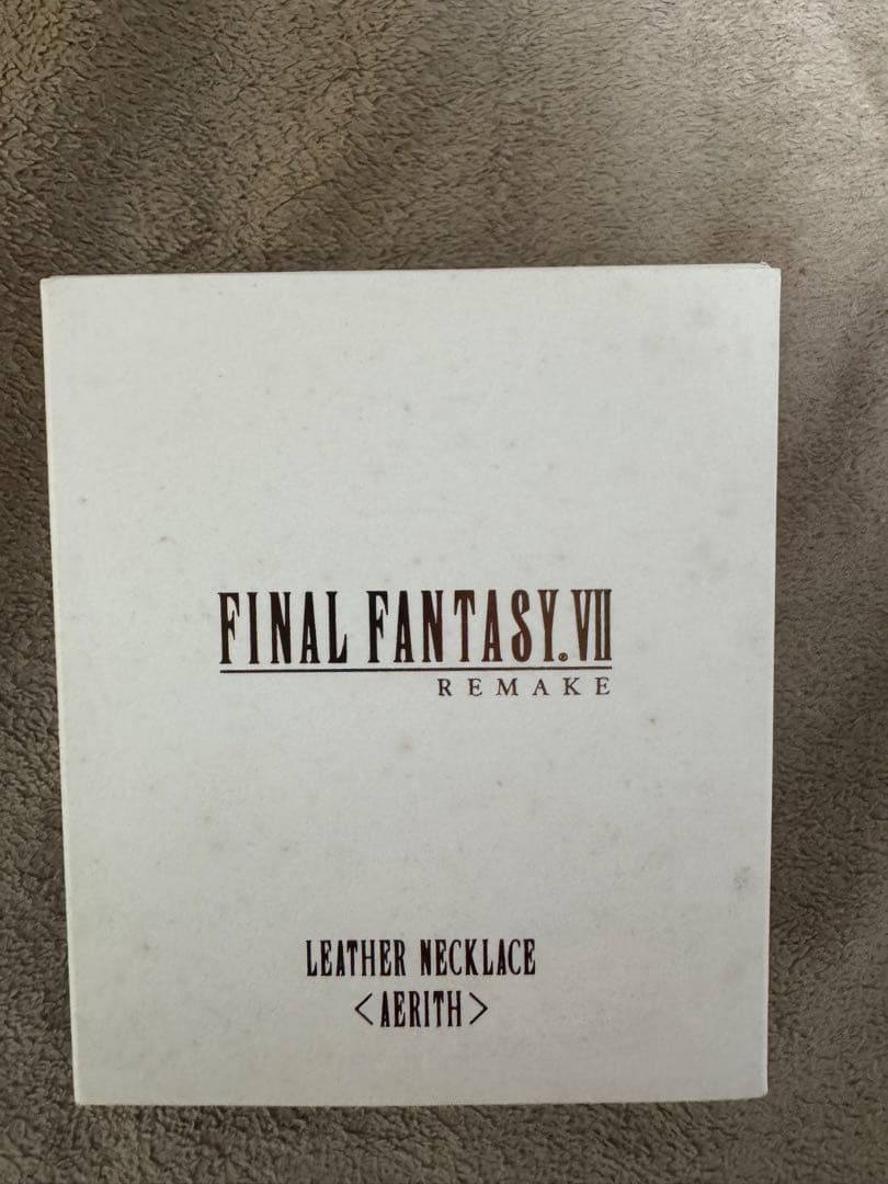ファイナルファンタジーⅦ リメイクレザーネックレス　エアリス　チョーカー　公式