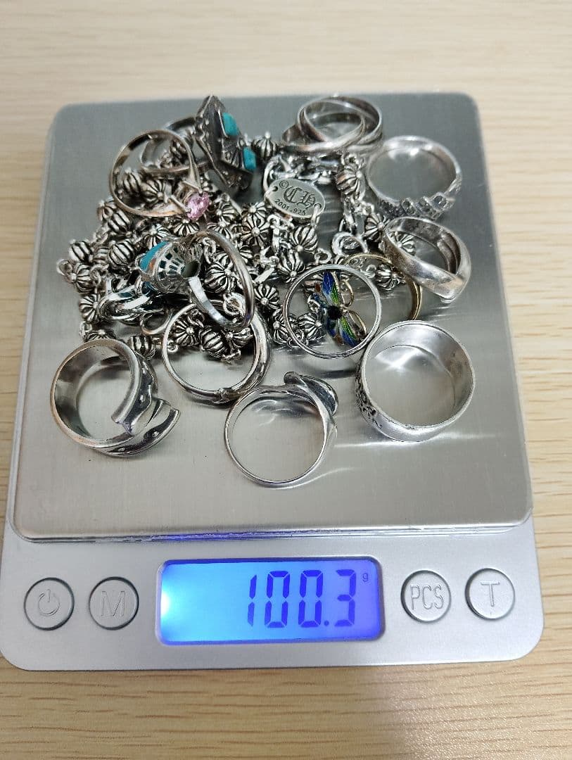 銀高騰 ジャンクsilver925,シルバーまとめ約100g・ 銀素材