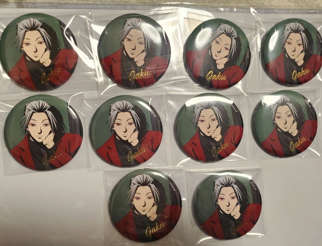 sakamoto days 楽　箔押し缶バッジ　Chair　PLAZA　10個