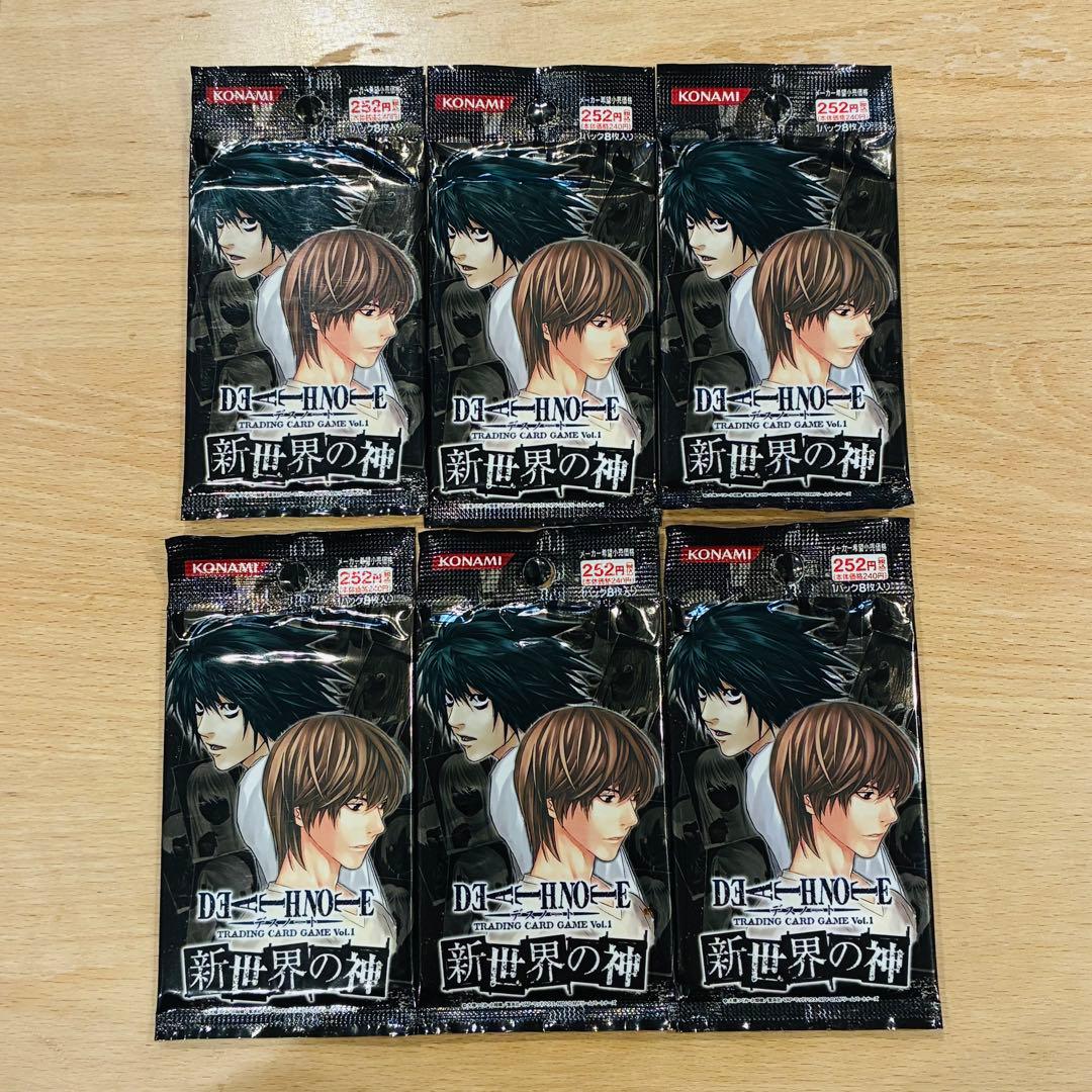 DEATH NOTE トレーディングカードゲーム 新世界の神 6パック