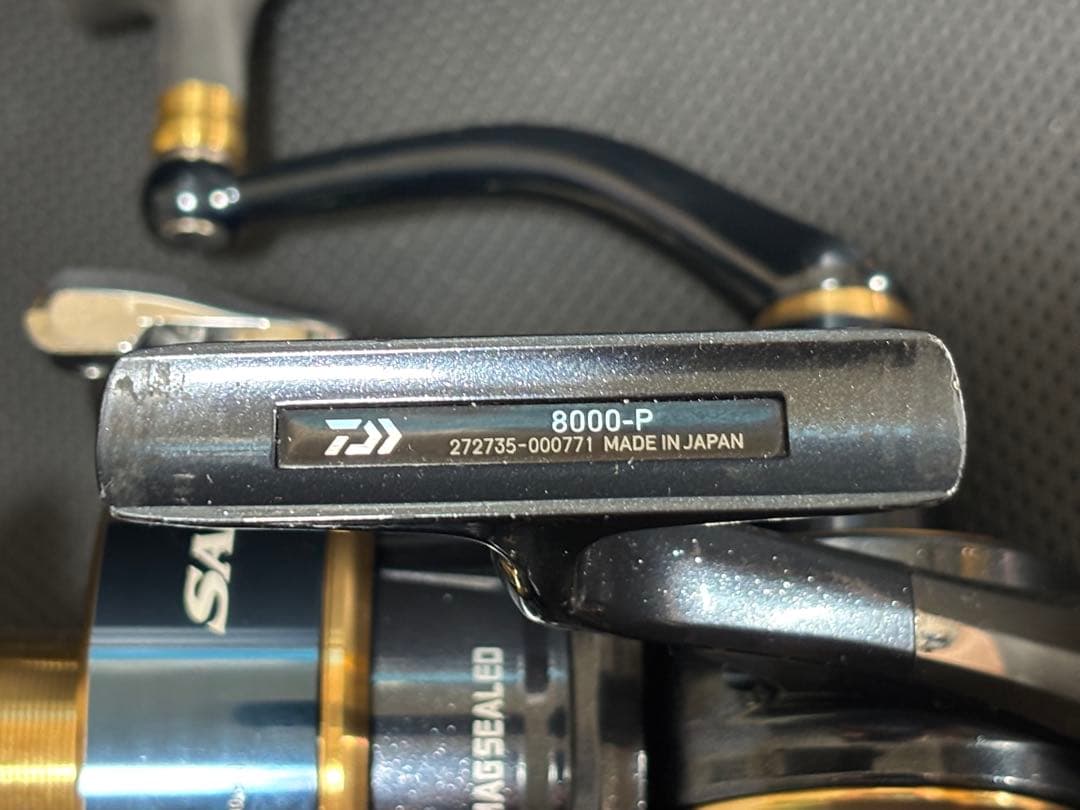 ダイワ 20ソルティガ8000-P OH後未使用 SLPノブ スプール2個 箱付