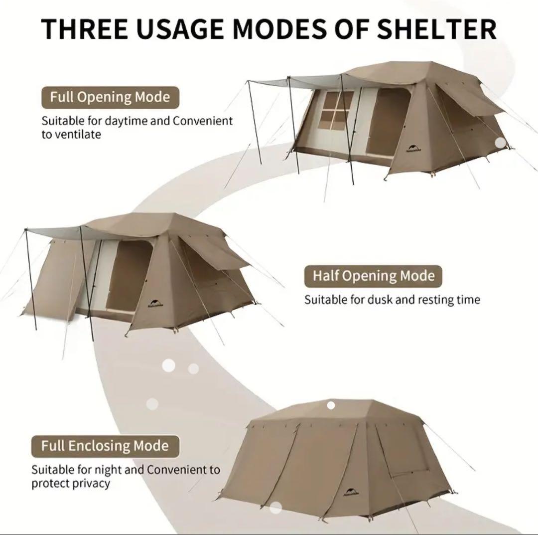 Naturehike Village 13.0 キャンプテントロッジ型新品未使用
