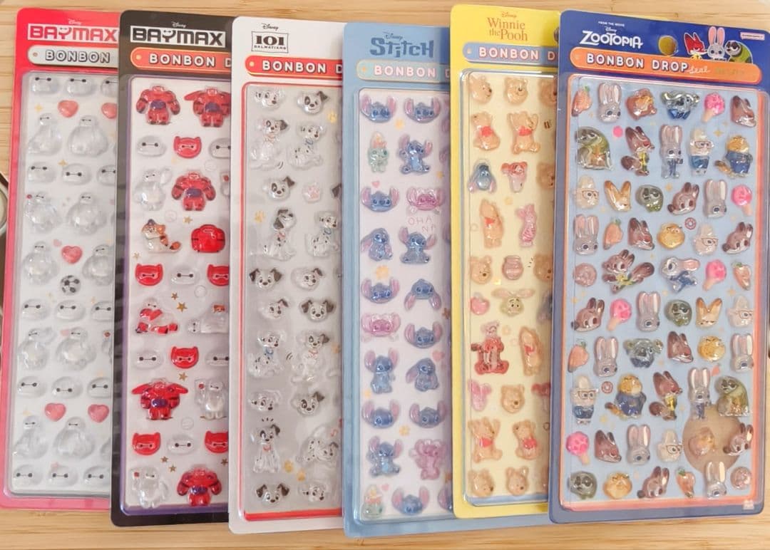 【正規品】ボンボンドロップ　ディズニー　ズートピア　101匹わんちゃん　シール