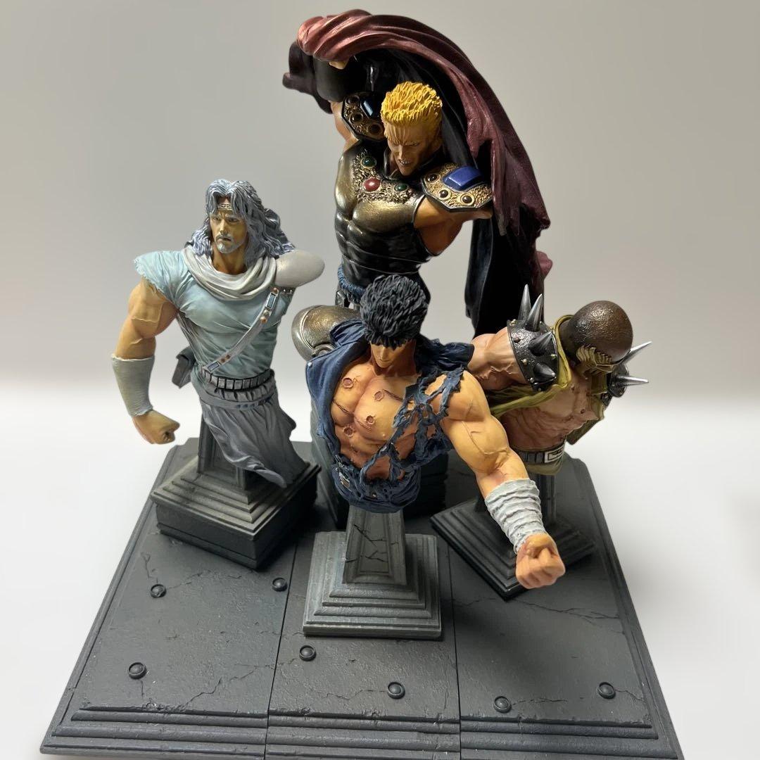 海洋堂　北斗の拳　胸像フィギュア四兄弟まとめ(ジャンク)