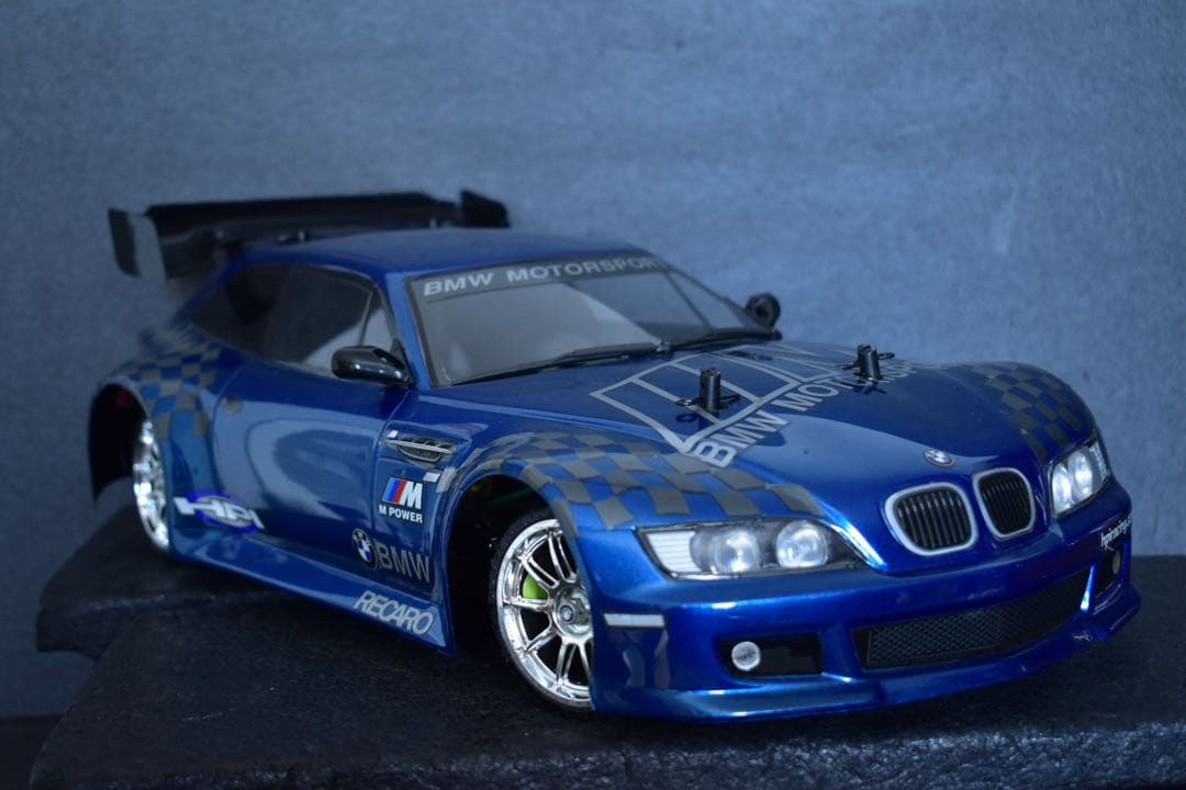 1/10 タミヤ TT-02 HPI  Z3 Mクーペ ボディ メカ付き