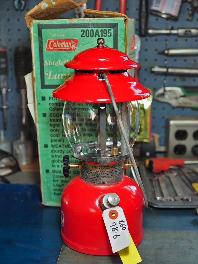 美品箱付き1978年6月 コールマン200A Coleman t60