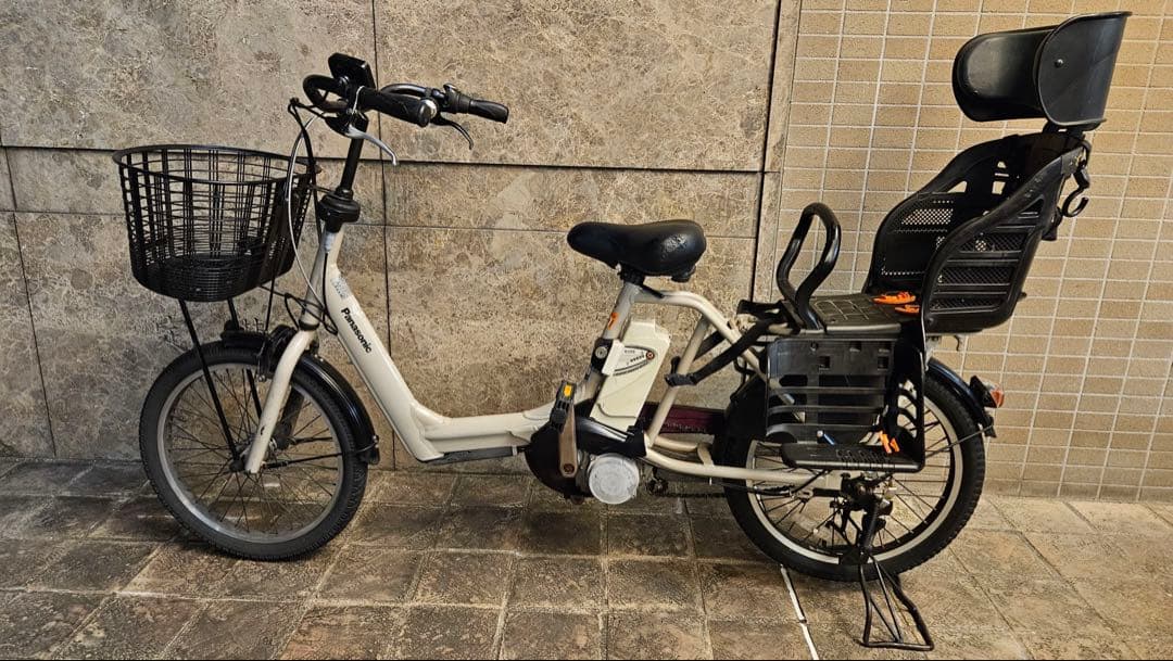 電動アシスト自転車 チャイルドシート不良あり