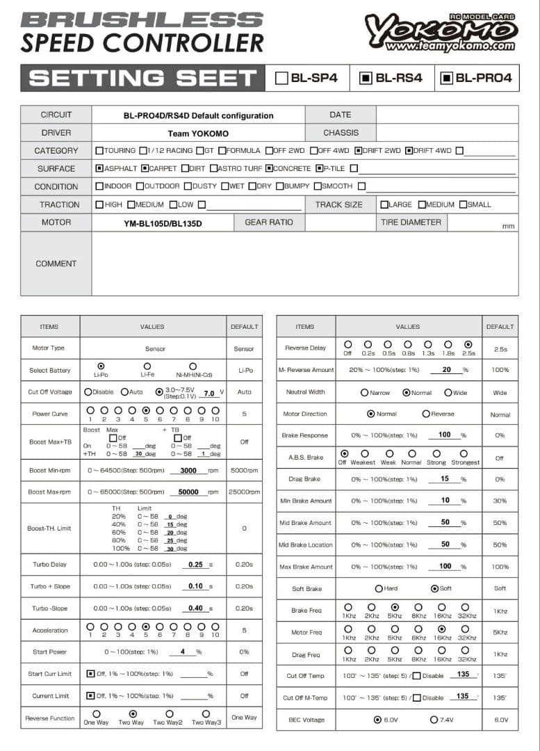 BL-PRO4D アンプ