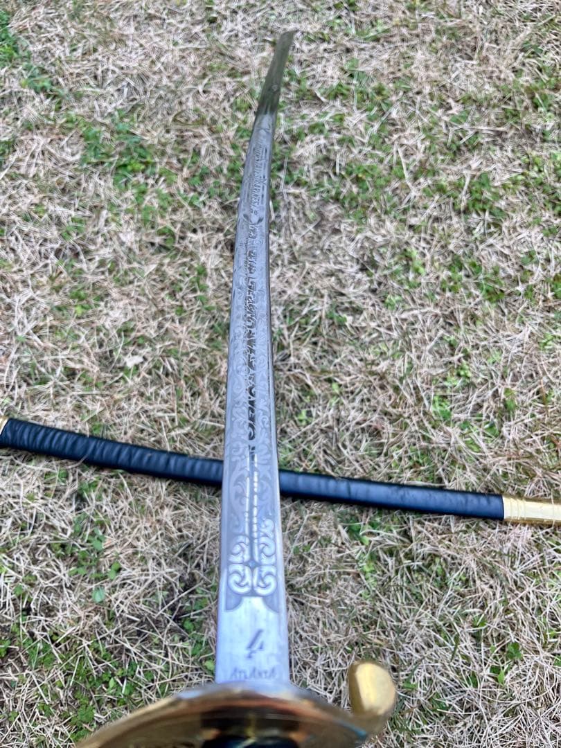 米軍放出品 希少品 式典用サーベル 模造刀 鞘付 30インチ 全長90.5cm