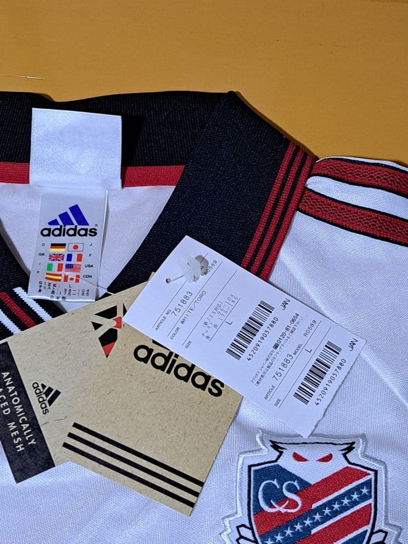 コンサドーレ札幌【タグ付】アウェイユニフォーム1999-2000 adidas