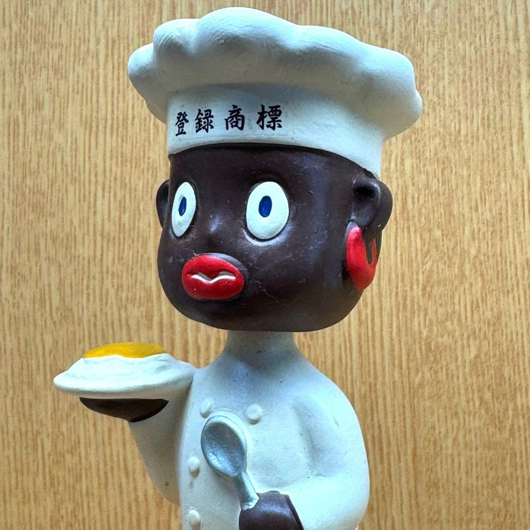 【オリエンタル坊や】　首振り人形　陶器製ツヤ消しver. 化粧箱付き