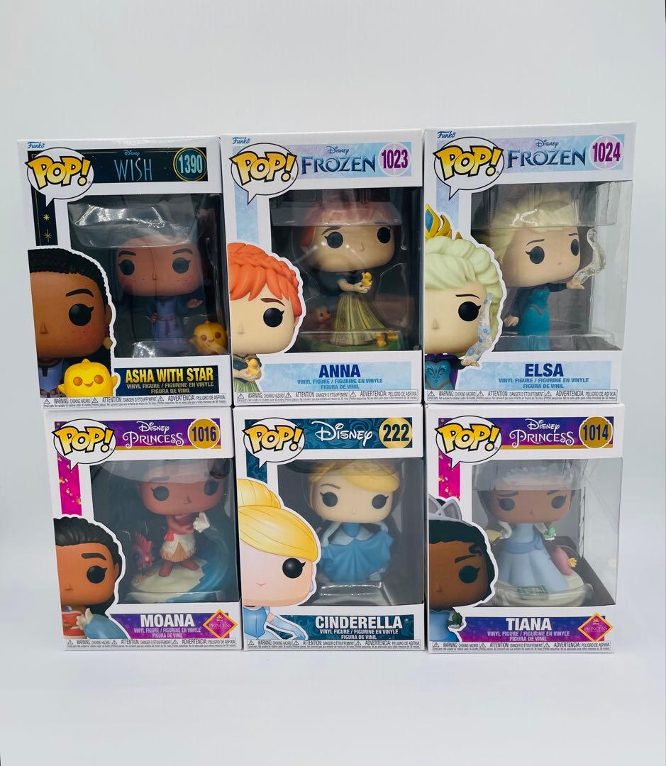 Funko Pop! ディズニープリンセス フィギュア6点セット