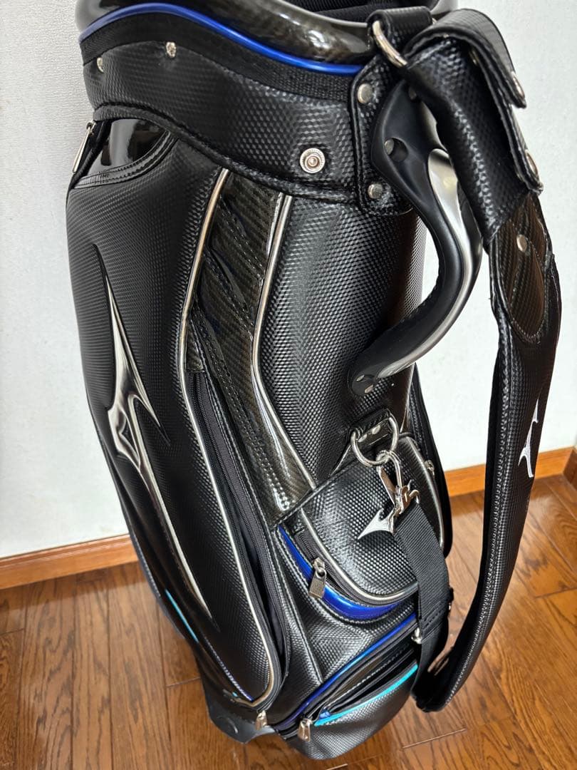 Mizuno ST ゴルフバッグ 黒/青