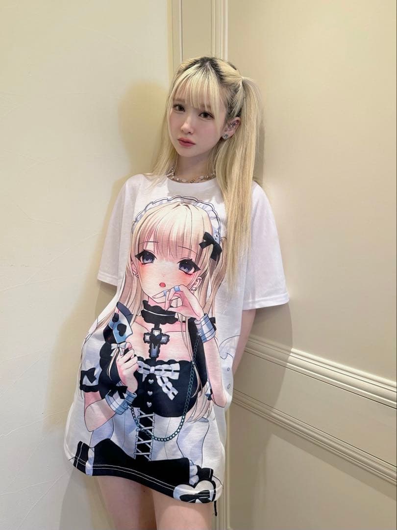 REIRIE 金子理江　ビビちゃん イラスト Tシャツ