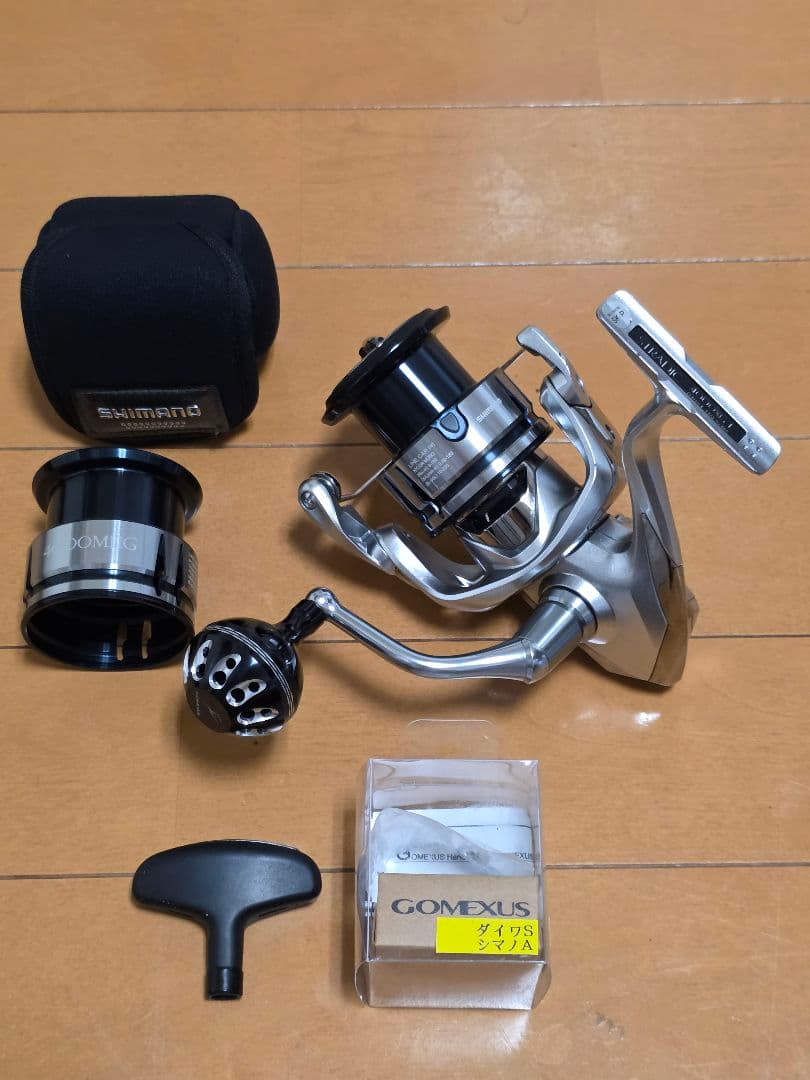 シマノ　19ストラディック4000XG　4000MHGスプール付　ゴメクサスノブ