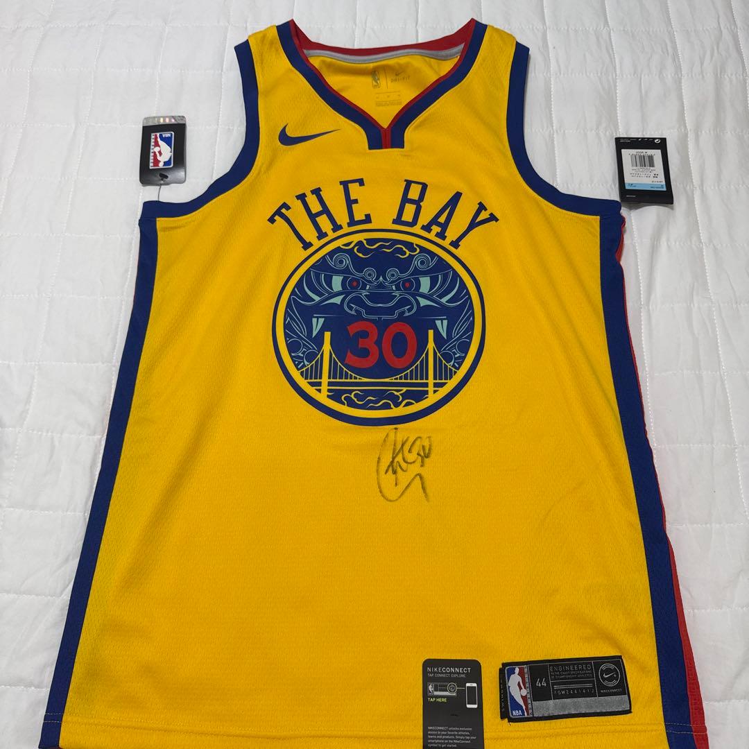 nba サイン入りユニフォーム カリー　プール