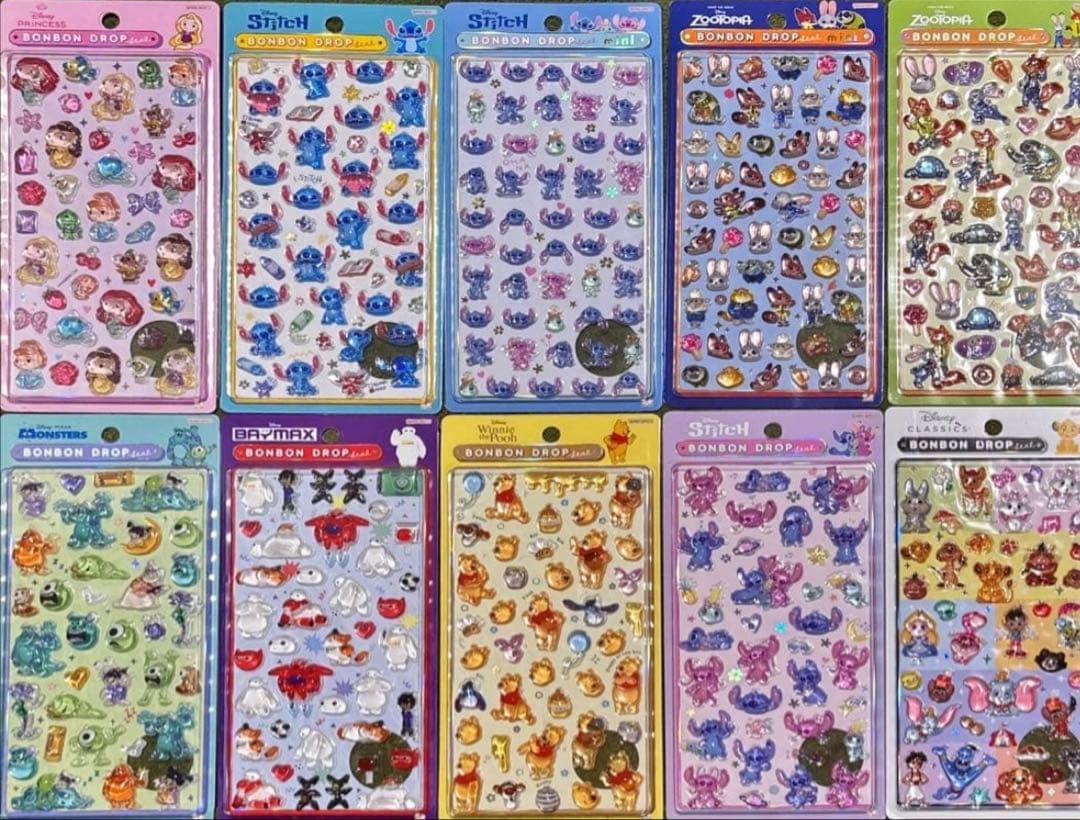 【正規品】ボンボンドロップシール　10枚セット