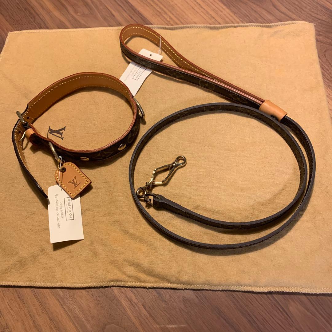 ルイヴィトン　ペット用リード／中型犬首輪セット