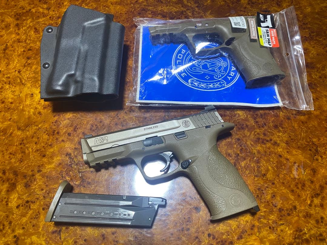 東京マルイ　M&P 9 Vカスタム　実物ホルスター　カスタムフレーム