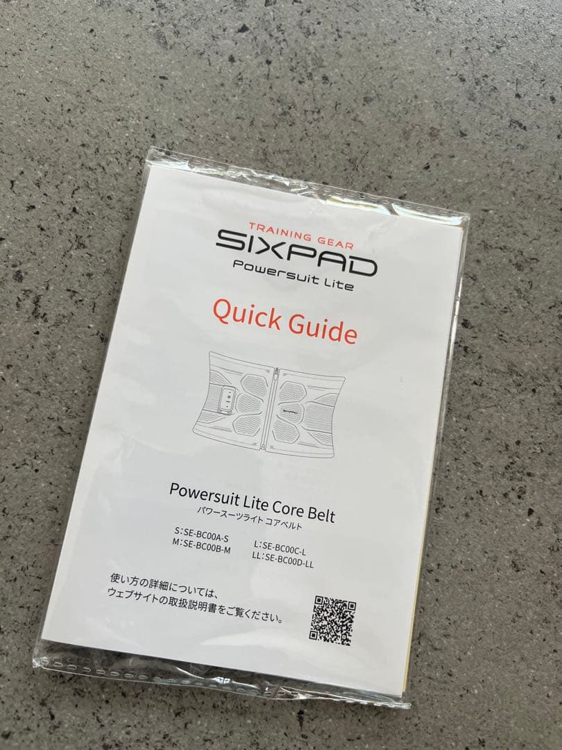 ミ*ル様 SIXPAD シックスパッド　パワースーツ コアベルト Mサイズ