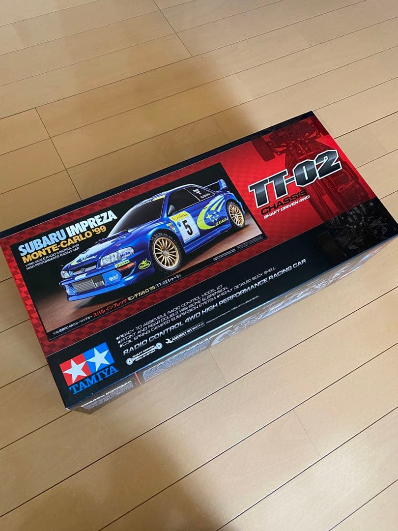 【新品未組立】タミヤ　TT-02 スバル　インプレッサモンテカルロ99