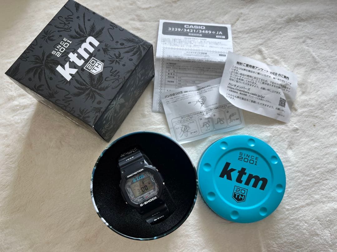 ケツメイシ　CASIO G-SHOCK KTM 20周年記念　時計