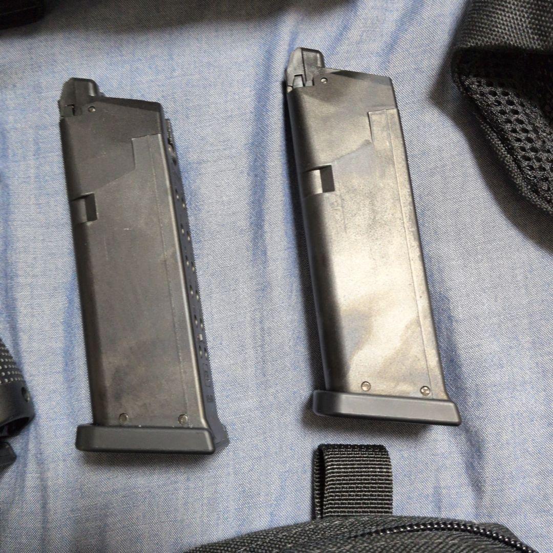 サバゲーガスガンセット　GLOCK19Gen.4、マガジン、保護グラス等々