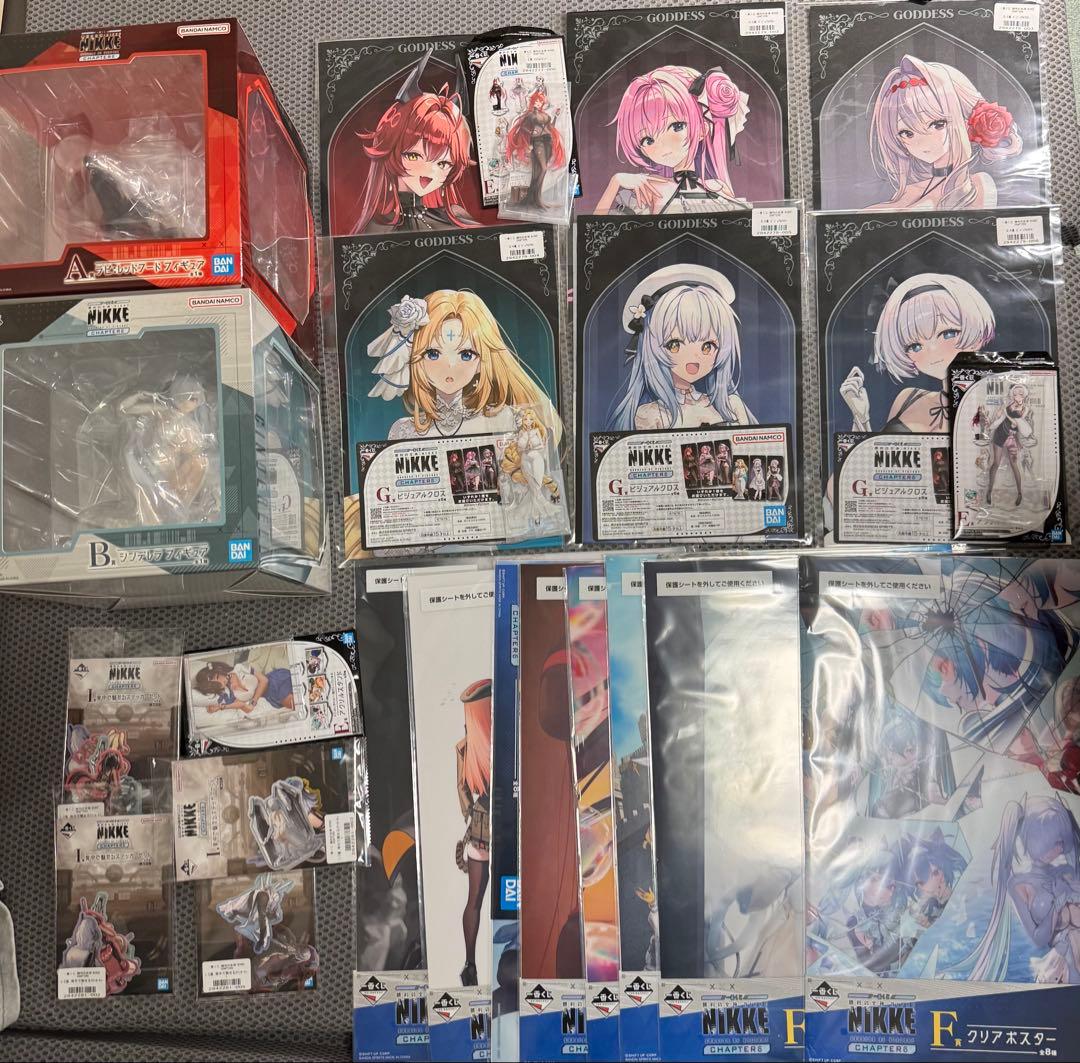 NIKKE 一番くじ　A賞B賞 D賞3個　F賞コンプG賞コンプ　おまけまとめ売り
