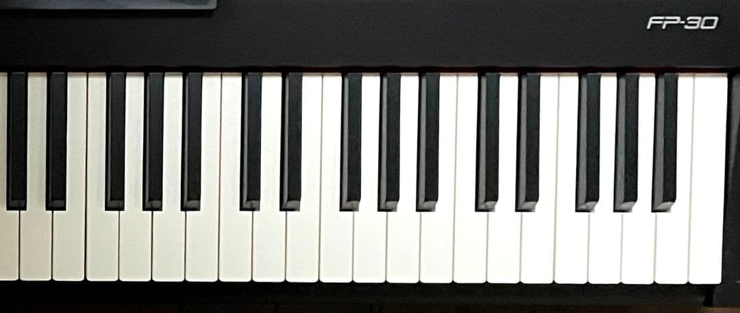 【未使用に近い】ローランド Roland FP-30-BK ポータブル電子ピアノ