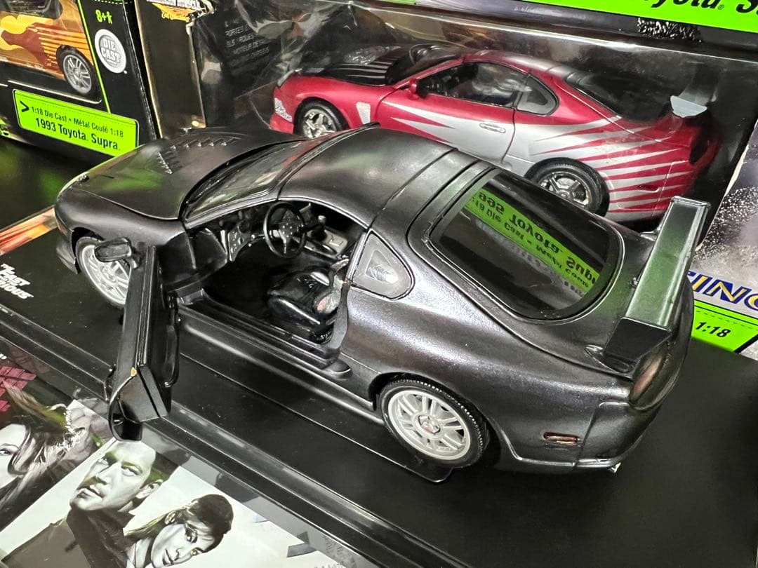 ミニカー FAST&FURIOUS 1993 Toyota Supra 1/18