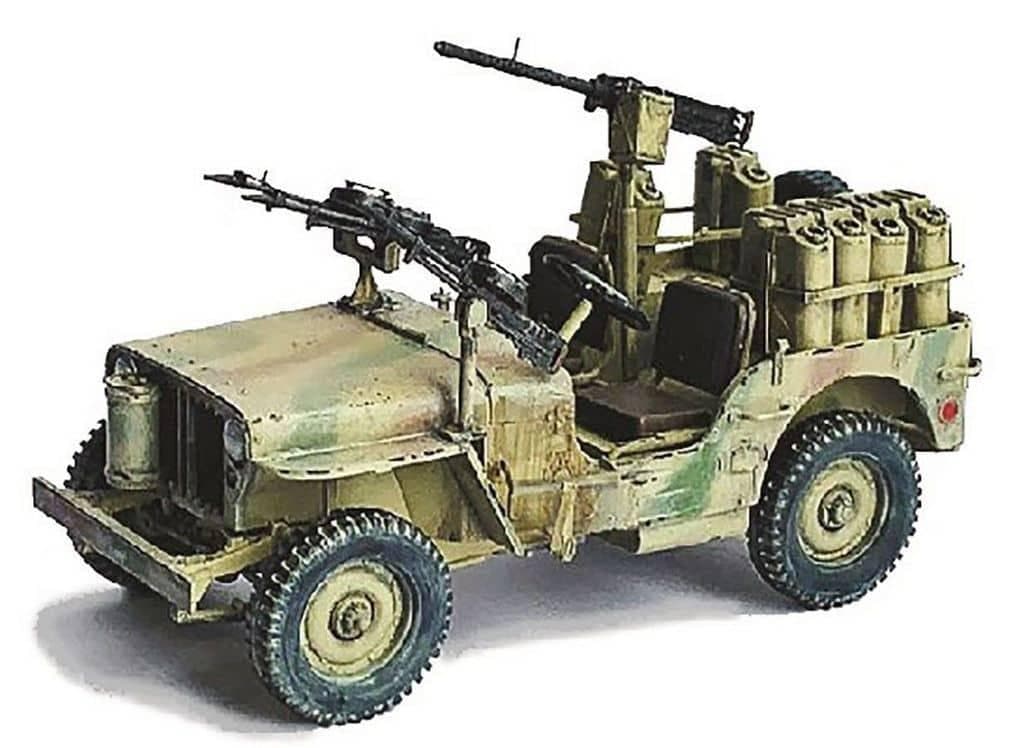 未組み立てドラゴン1/6 WW.II イギリス陸軍 SAS 1/4トン 4×4