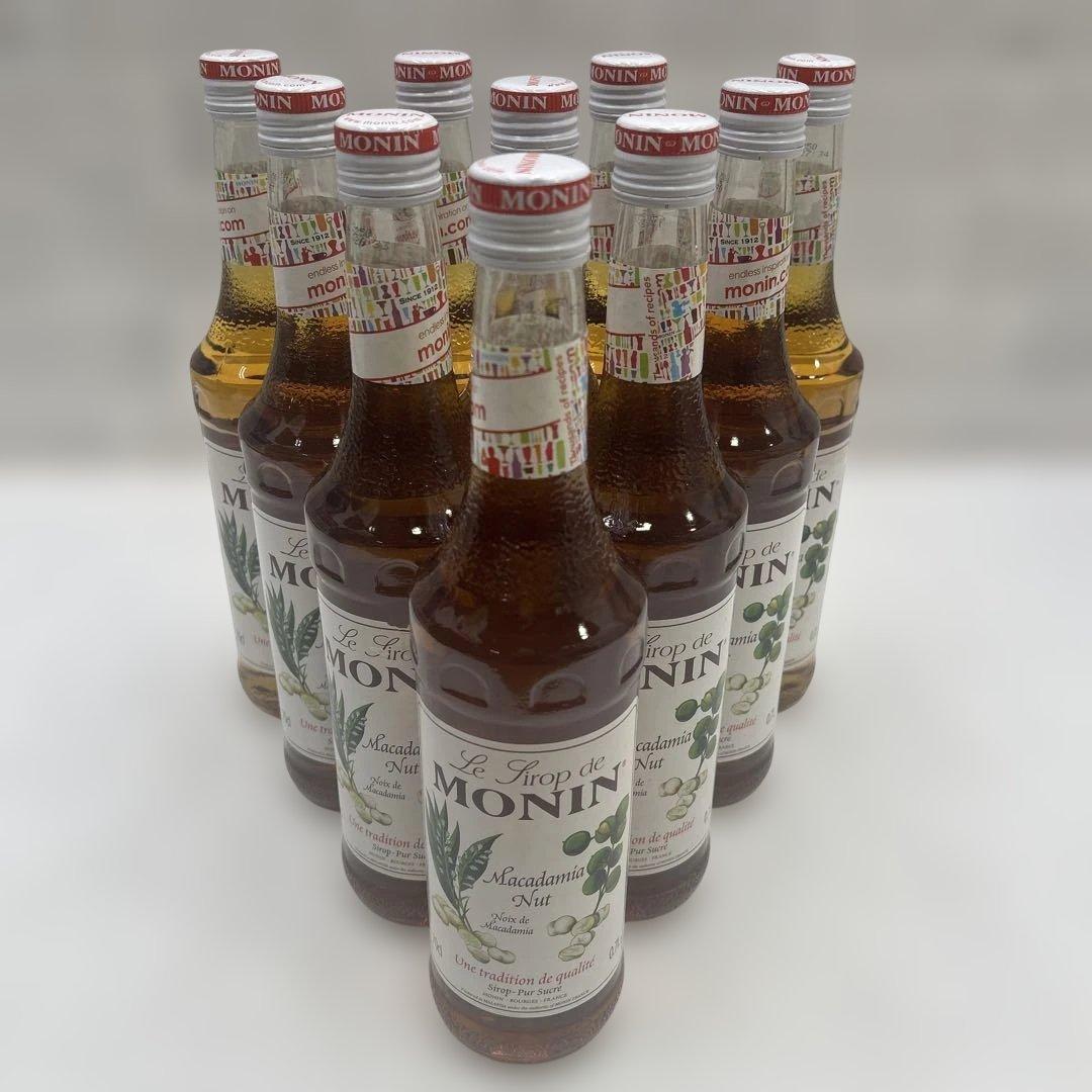 6590①10本セット モナン マカダミアナッツシロップ 700mL