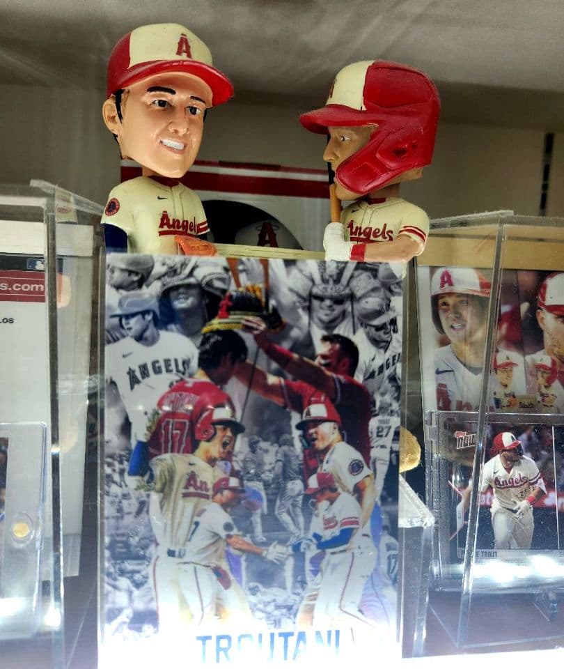 大谷翔平/マイク・トラウト ボブルヘッド エンゼルス シティコネクトユニフォーム