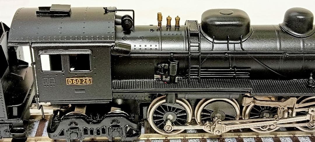 HOゲージ 宮沢模型 Ｄ60 蒸気機関車.カンモーター、メンテナンス済