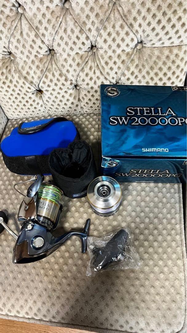 シマノ　ステラ SW20000PG スピニングリール+付属品