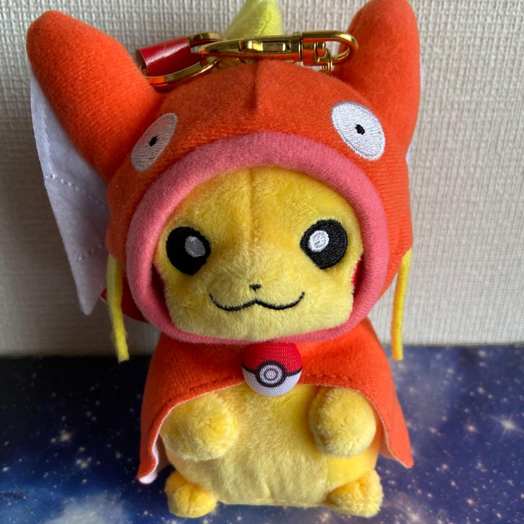 ポケモンセンターヒロシマ限定　ポンチョを着たピカチュウマスコット　タグ付き