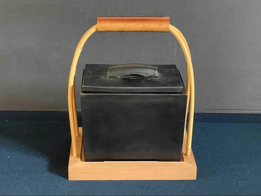 【未使用 美品】「祖」 火消壺 寄神 崇白 共箱 火消し壺 茶道具（1120A）
