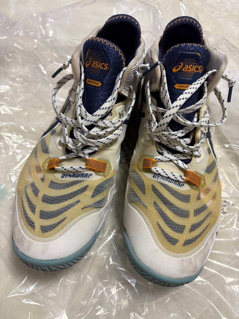 ASICS バレーボールシューズ 27cm RISE メタライズ