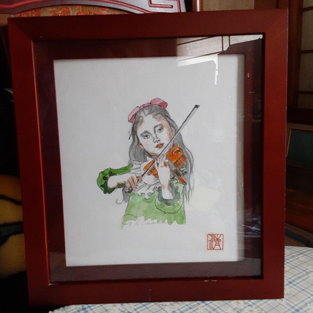 島根清手彩色絵画