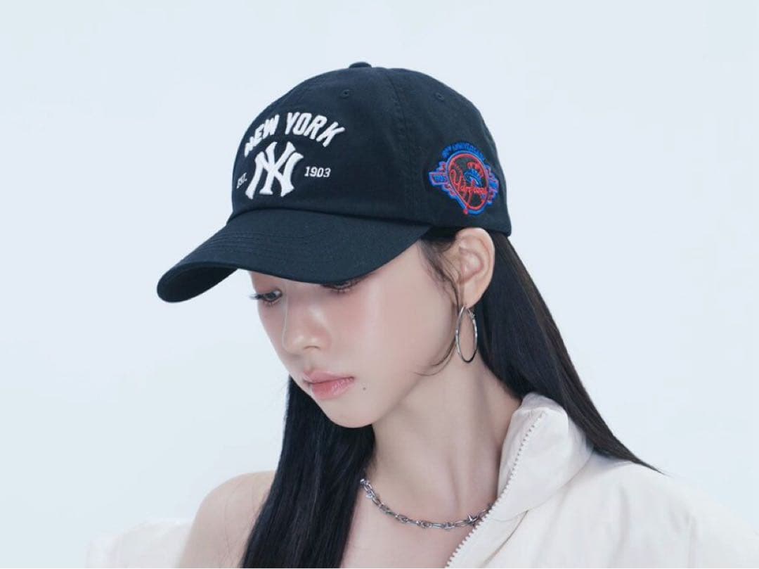 Annie aespa カリナ着用 韓国限定 MLB KOREA キャップ