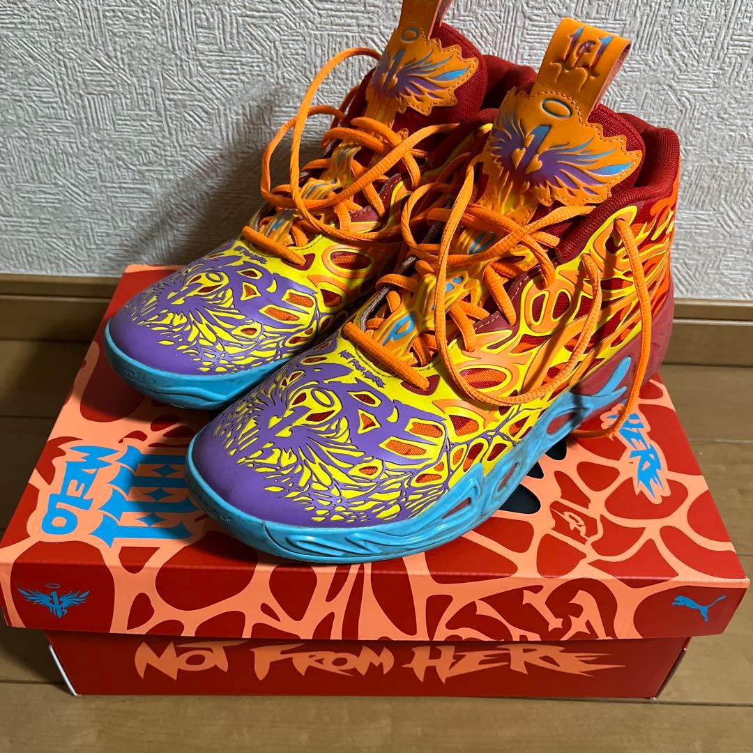 （定価2万2000円） PUMA ラメロボール　バスケットボールシューズ箱付き‼️
