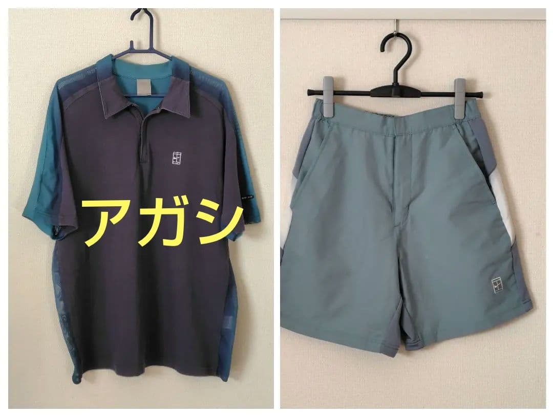 上下セット　ナイキ　テニスウェア　アガシ着用モデル