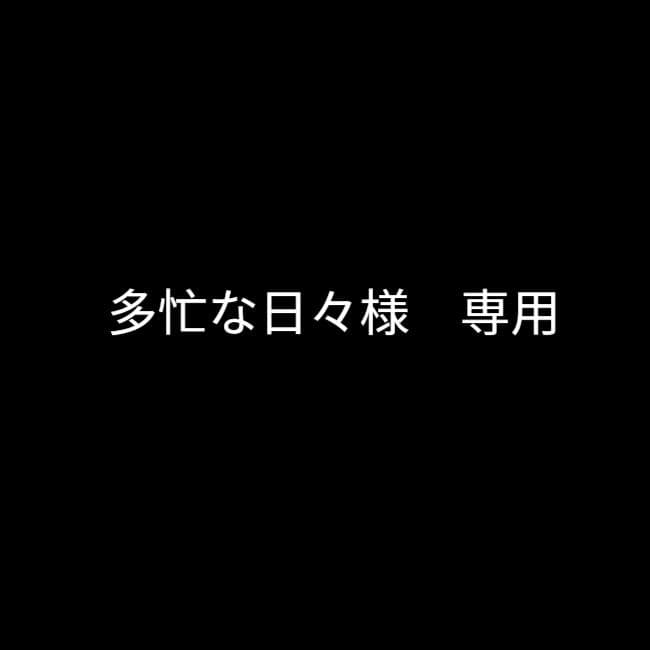 多忙な日々