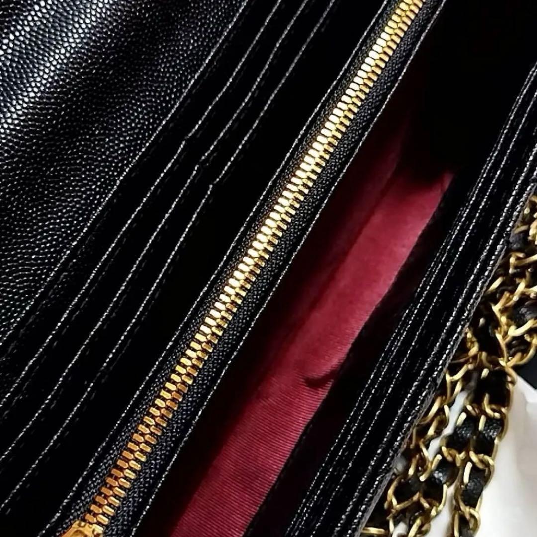 CHANEL ノベルティ チェーンウォレット 長財布 ショルダーバッグ シャネル