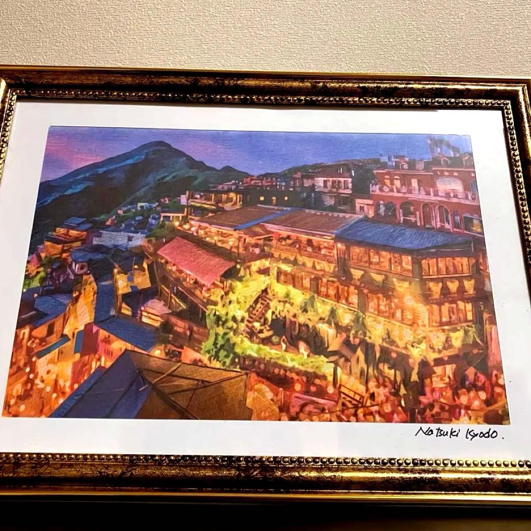 ジブリアート13千と千尋の神隠し「Asian Night」32.7㎝×24.0㎝