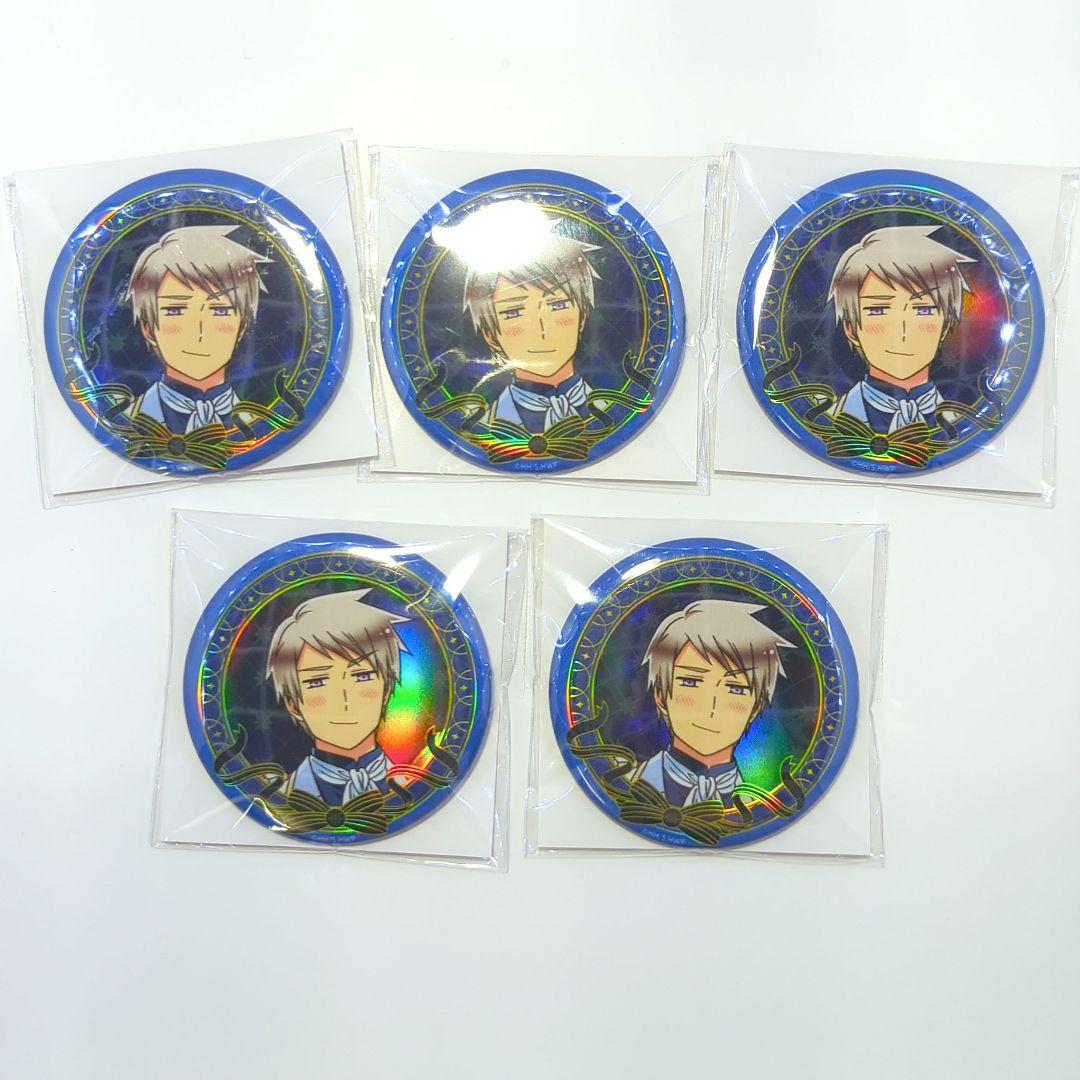 ヘタリア プロイセン アモカフェ  Prince オーロラ缶バッジ 5点