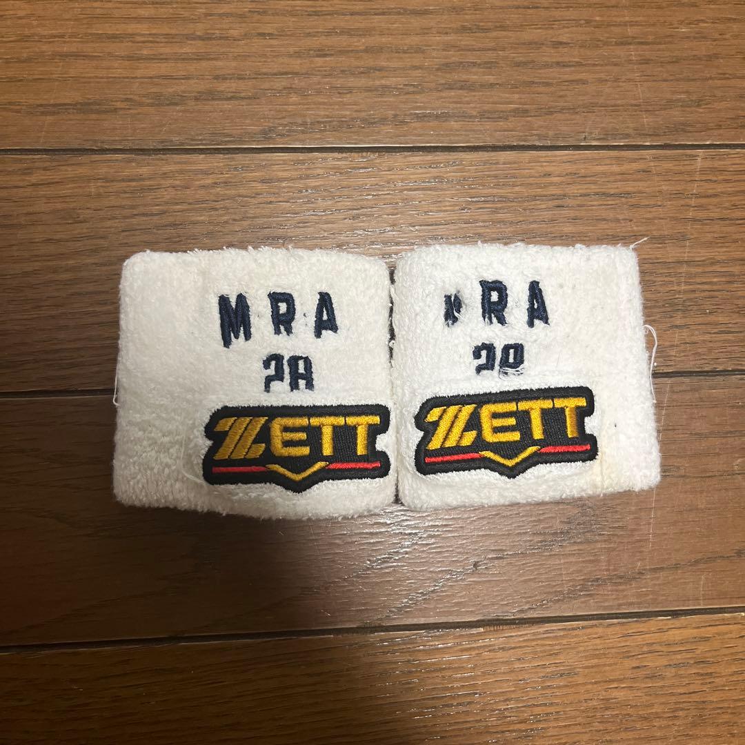 【希少】東京ヤクルトスワローズ　田中雅彦選手　実使用リストバンド