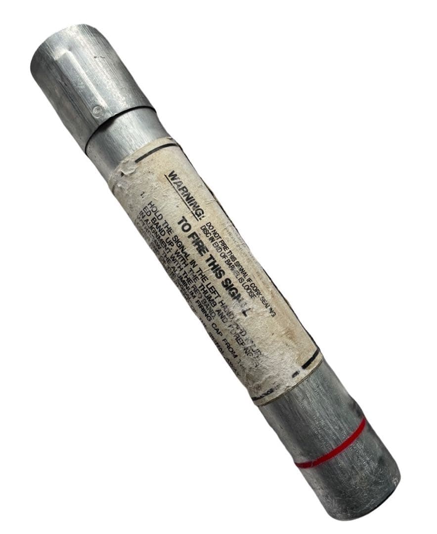 米軍ナム戦M127グランドホワイトスター信号弾使用済希少品