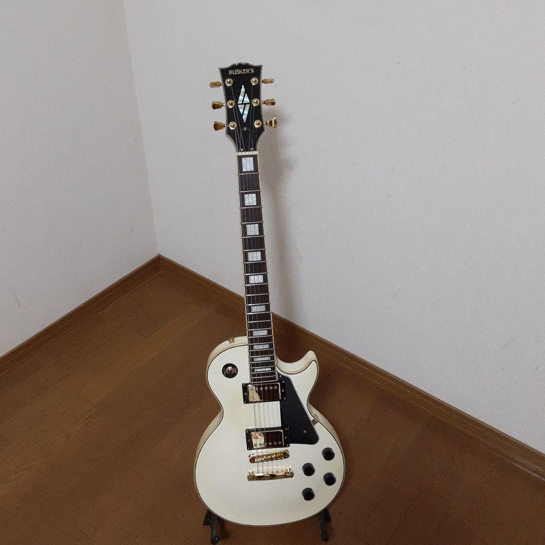 BUSKER'S BLC300ホワイトレスポールタイプエレキギター