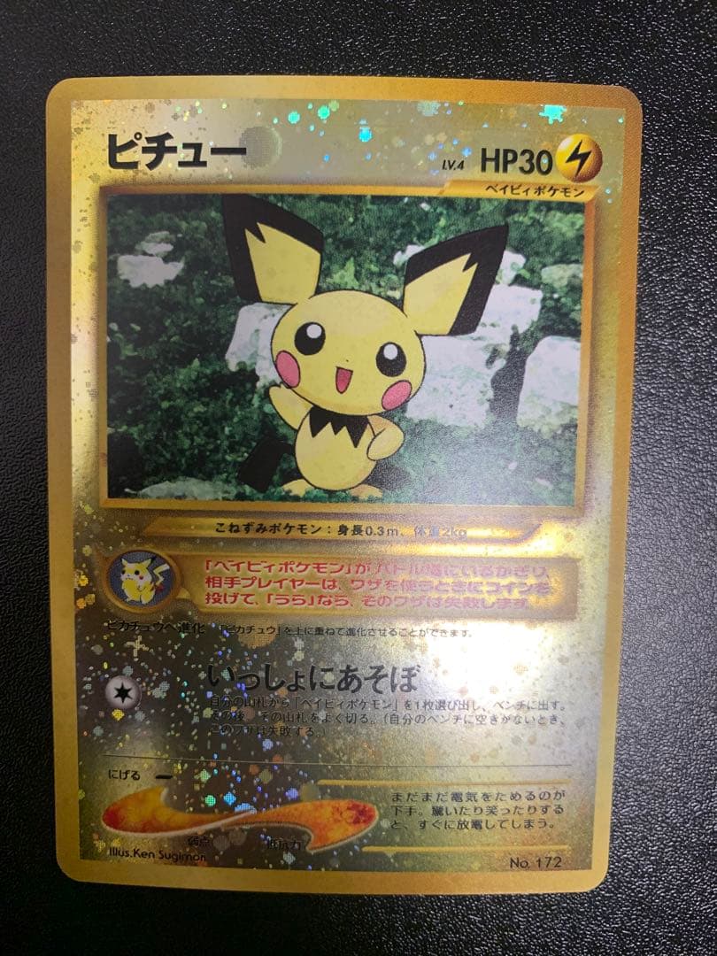 ポケモンカード 旧裏 ピチュープレミアムファイル2 PROMO No.172